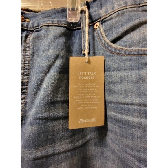 NWT Madewell Petite The Perfect Vintage Mom Jean W 37 Petite - Picture 2 of 8